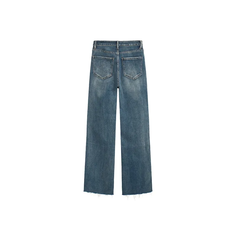 ABBY GODDESS Spring And Summer Jeans Women's Blue-1
