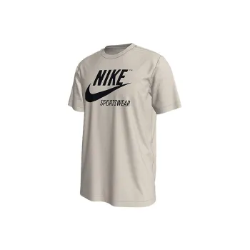 Nike T Shirts Men Gray White