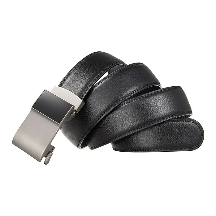 Yalu Cow Split Leather Belts Men's 3.5CM-2