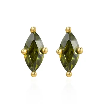QIMEILA S925 Silver Stud Earrings Women's