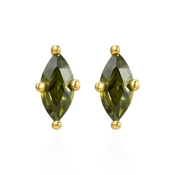 QIMEILA S925 Silver Stud Earrings Women's-0