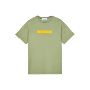 STONE ISLAND T Shirts Unisex Gray Green