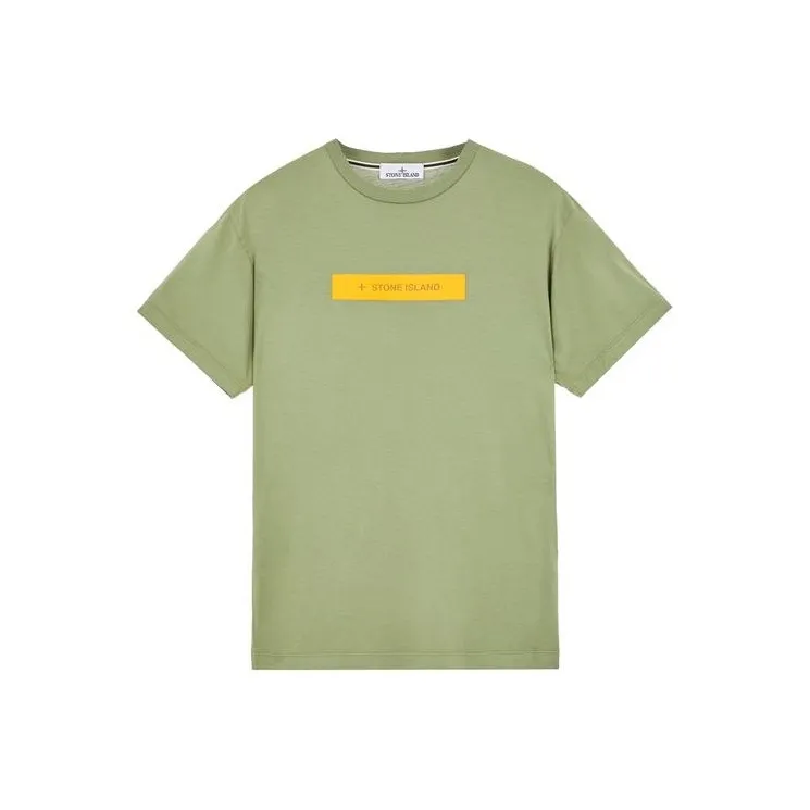 STONE ISLAND T Shirts Unisex Gray Green-0