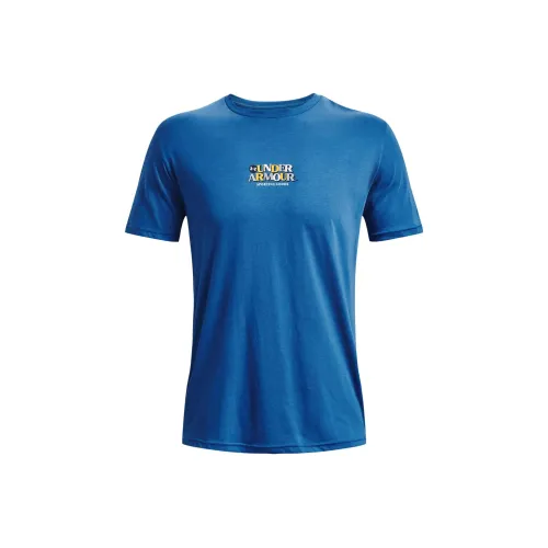 Under Armour T Shirt Men's Cyber Blue