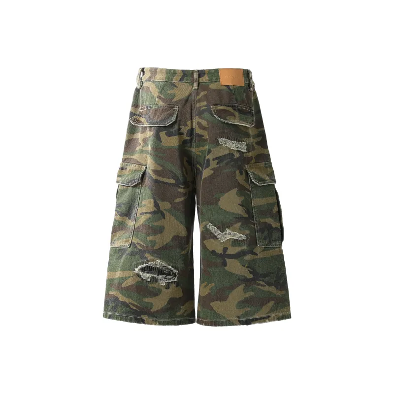 PANDA ADEVIL Cargo Shorts Men's Camouflage-2