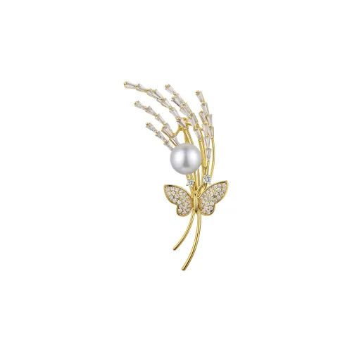 JAY Artificial Pearl Brooches Women's