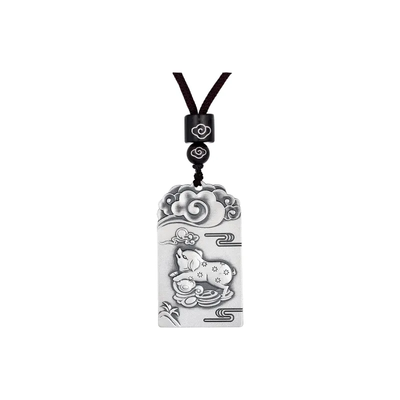 Yu Yin 999 Fine Silver Pendants Unisex-55