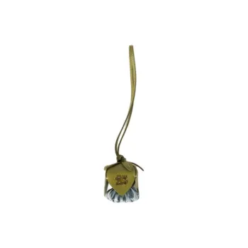 MIU MIU Calfskin Bag Charm Bag Merch Women's Green & Blue