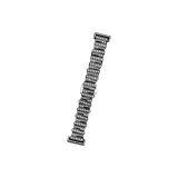 [Bright Black]Irregular Rhinestone-Embellished Steel Band