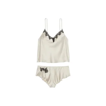 Victoria's Secret Pajama Set Women's Light Focus Beige