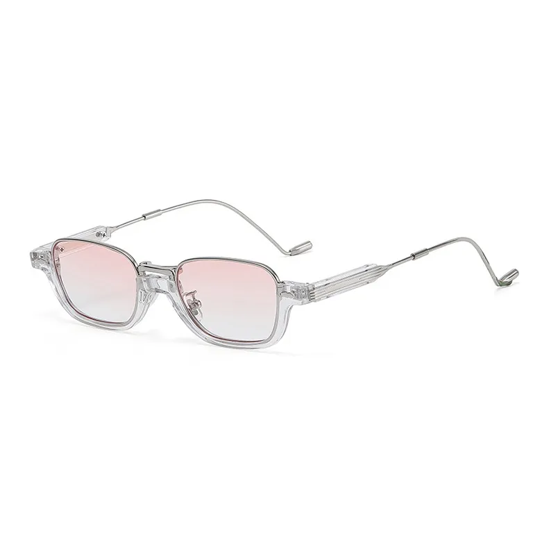 EQUIPMENTELEGANT Metal Square Sunglasses Women's-3