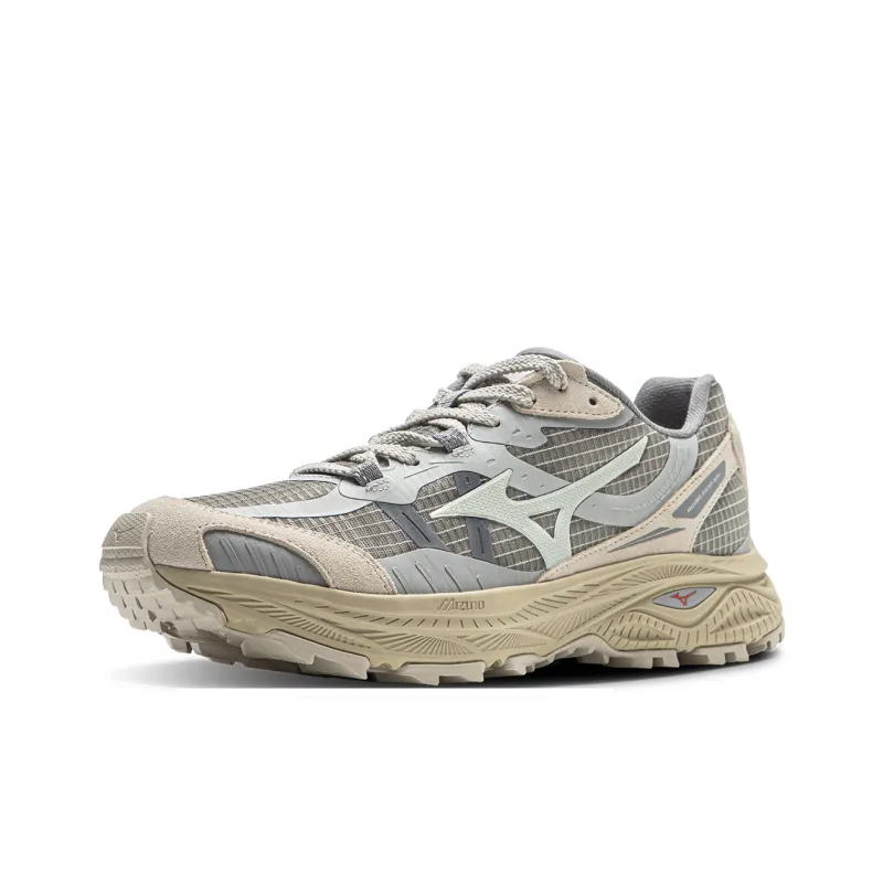 Mizuno Racer ADV Slip Resistant Low Top Running Shoes Unisex Medium Gray-1