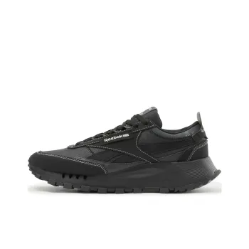 Reebok CL LEGACY W+ Anti Slip And Wear Resistant Height Increasing Low Top Running Shoes Unisex Black
