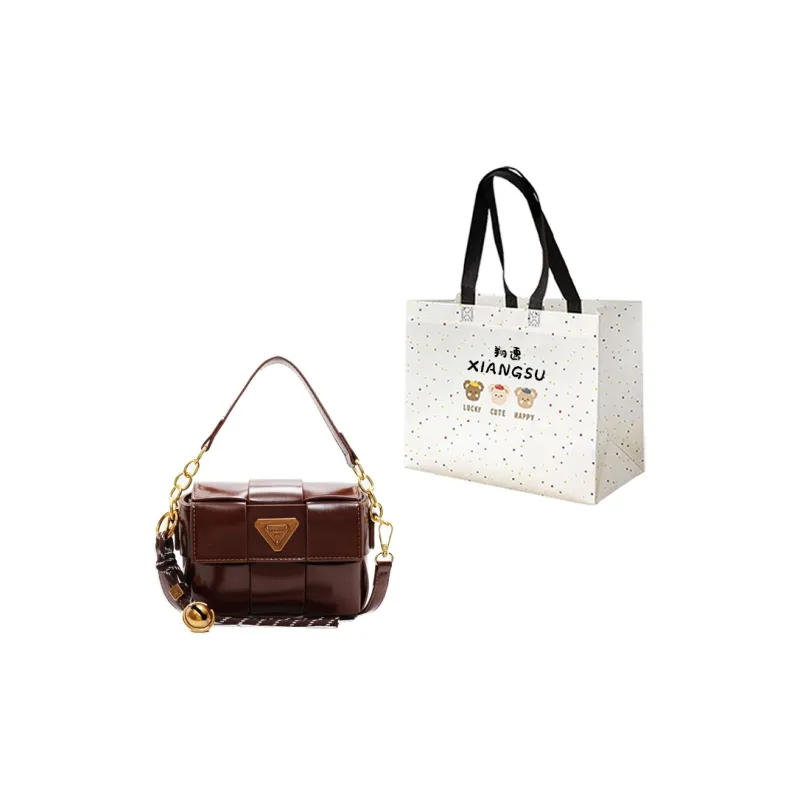 XIANGSU Pu Shoulder Bag Regular Women's Black Red/Light Brown/Coffee-6