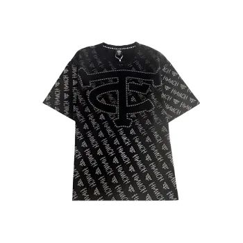 TCH T Shirts Unisex Black With Silver Logo
