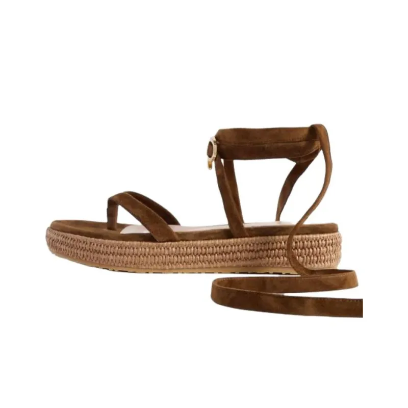 GIANVITO ROSSI Yasmine One Strap Sandals Women's Brown-0