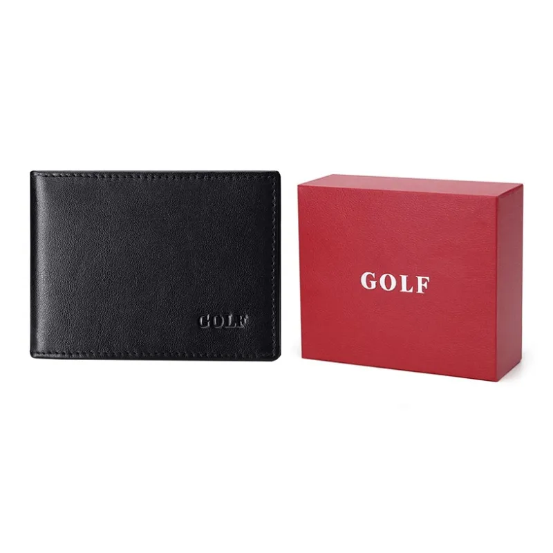 GOLF Cow Leather Bonded Synthetic Leather Card Holder Men's Multicolor-0