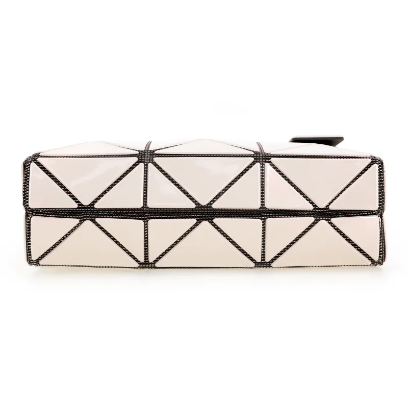 ISSEY MIYAKE CARAT PVC With Textile Tote Bag Shopping Bag Handbag Unisex Beige Yellow-2