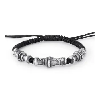 Silver Art Original Bamboo 999 Silver Bracelets Men's