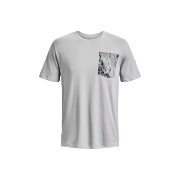 Under Armour T Shirts Men Modern Gray