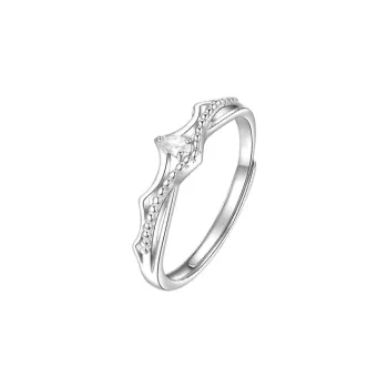 FBRUE 925 Sterling Silver Rings Unisex