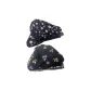2 Pcs Black Shades-Sweet Style Small Flower Hair Clip 13cm