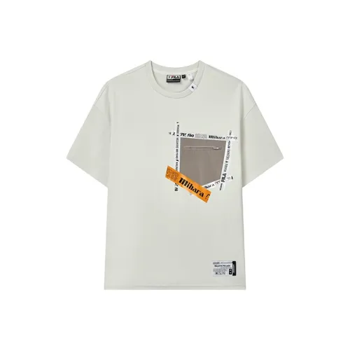 FILA x MIHARA YASUHIRO T Shirt Men's Morning Dew Gray