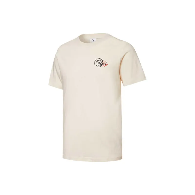 PUMA x THE BEAST T-Shirt Unisex Egg Wine-0