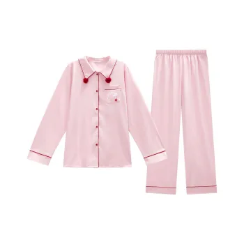 GUKOO Pajama Set Women's Light Mist Pink
