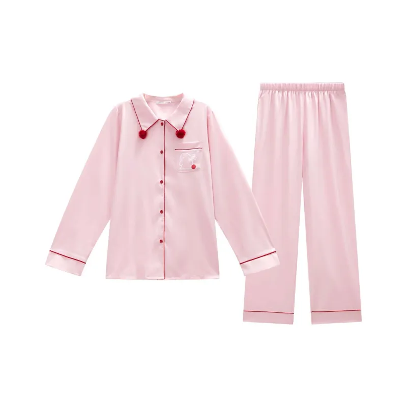 GUKOO Pajama Set Women's Light Mist Pink-0