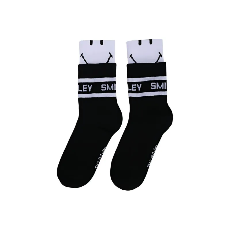 SMILEY Mid Calf Socks Unisex Combo Set-3