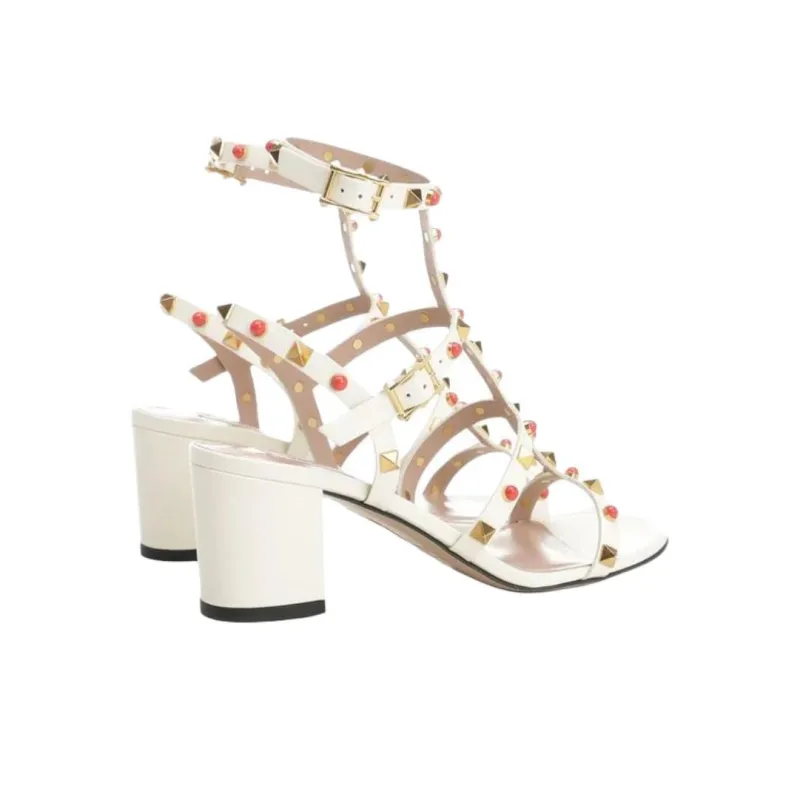 Valentino Garavani Rockstud Open Toe Sandals Women's-3