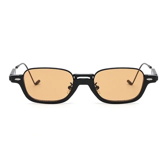 EQUIPMENTELEGANT Metal Square Sunglasses Women's-6