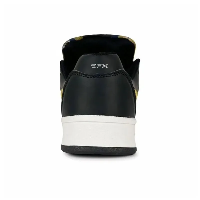 FULLXUAN Low-Top Skateboard Shoes Women's Black Red-9