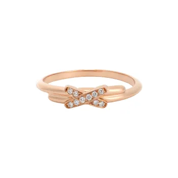Chaumet Diamond Rings Women's Rose Gold