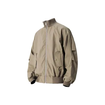 NOAHGIGI Pilot Jacket Spring Fall Premium Pimpernel Collar Coat Unisex