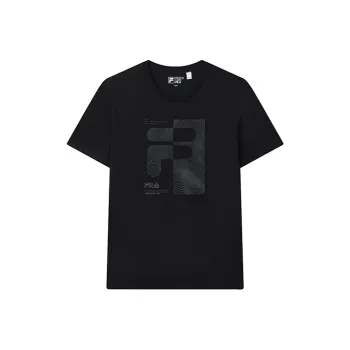 FILA T Shirts Men Jet Black