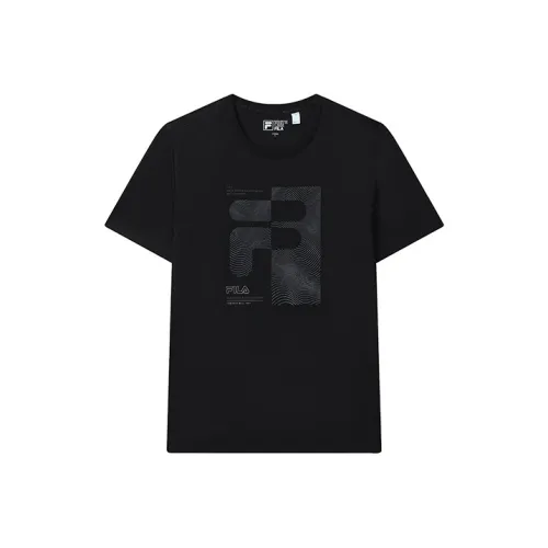 FILA T Shirts Men Jet Black