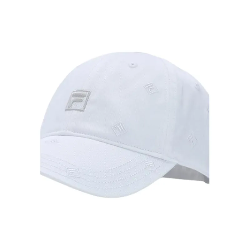 FILA Cotton, Polyester Baseball Caps Unisex White-1