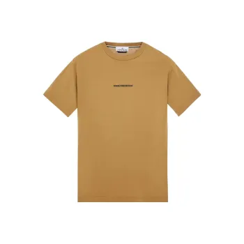 STONE ISLAND T Shirts Men Brown