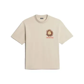 Jacquemus X Saks Co-branded SS23 T-Shirts Men Beige