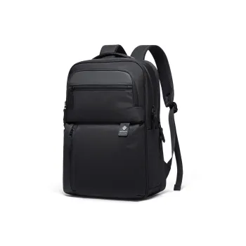 SEPTWOLVES Fabric Backpack Students Backpack QPL Men's Black
