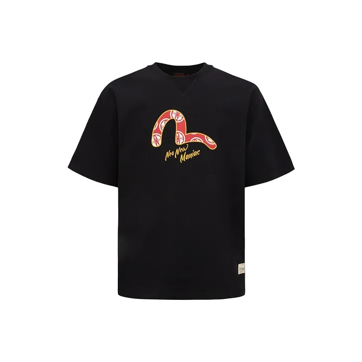 EVISU T Shirts Men Black-0