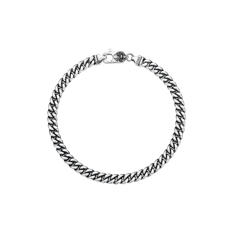 MYSH S925 Silver Bracelets Men's-0