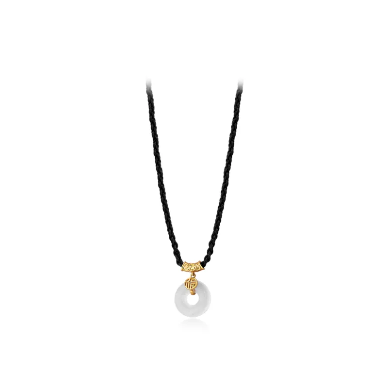 CANHUI Chalcedony Necklaces Unisex-3