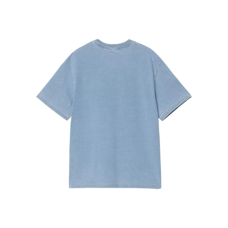Carhartt WIP W' S/S T Shirts Women's Light Blue-1