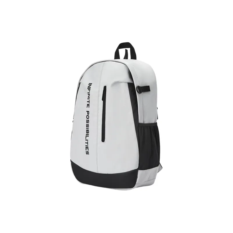 SEM/R Fabric Backpack Large Size Unisex Light Khaki/Ice Blue/Black-3