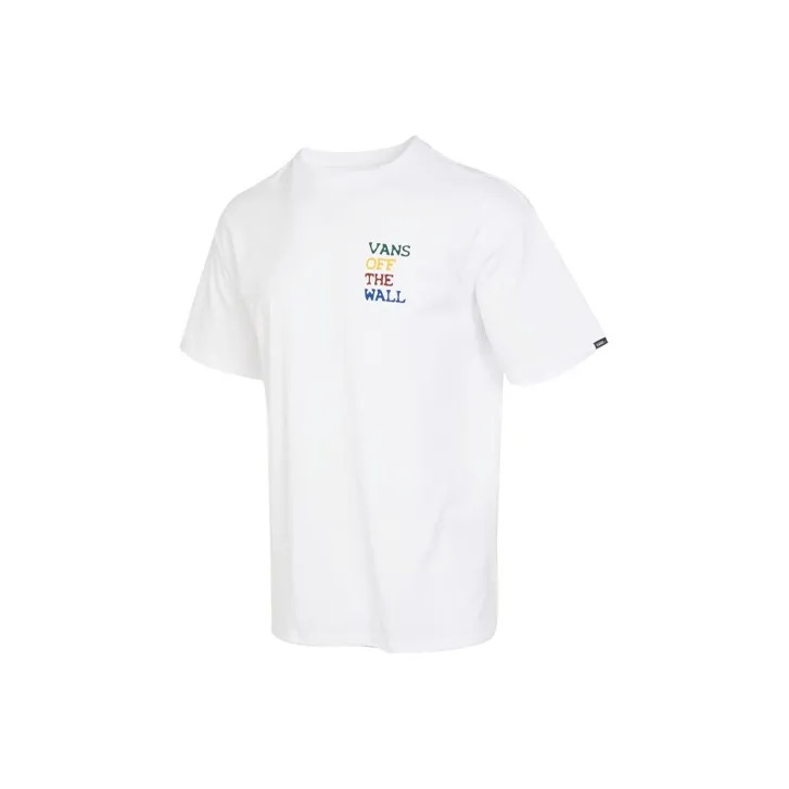 Vans Dart Board SS T Shirts Men White-0