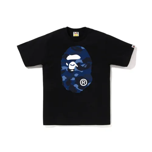 A BATHING APE Color Camo Big Ape Head Tee