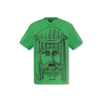 VERSACE T-Shirts Men Green
